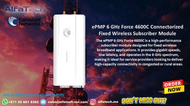 Enhancing Rural Connectivity with ePMP 6 GHz Force 4600C