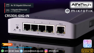 High-Performance Fiber Aggregation with MikroTik CRS304-4XG-IN