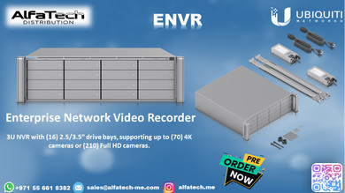 Ubiquiti ENVR: Enterprise-Grade Network Video Recorder with 16 Drive Bays for Scalable Surveillance Solutions
