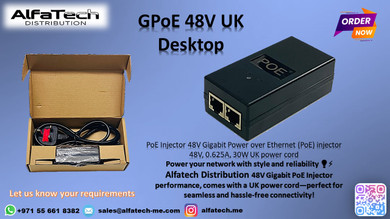 PoE 48V UK Desktop: Reliable Power Solution for Network Devices