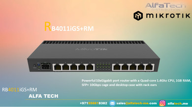 MikroTik RB4011iGS+RM – High-Performance Gigabit Rackmount Router