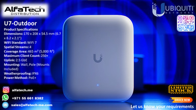 Enhanced Outdoor Wi-Fi with Ubiquiti U7-Outdoor