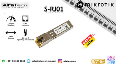 MikroTik S-RJ01: High-Quality RJ45 SFP Module for Gigabit Ethernet Connectivity