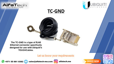 Ubiquiti TC-GND: Shielded Ethernet Cable with Grounding for Enhanced Protection and Performance