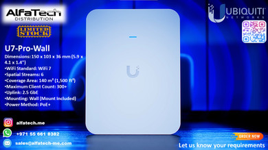 Next-Gen Wall-Mounted Wi-Fi with U7-Pro-Wall