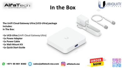 In the Box – UCG-Ultra (UniFi Cloud Gateway Ultra)