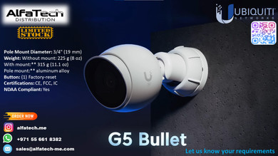 Next-Level Surveillance with UVC-G5-Bullet – Precision, Clarity, and Flexibility
