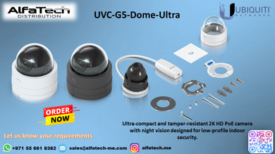 Enhanced Surveillance with Ubiquiti UVC-G5-Dome-Ultra