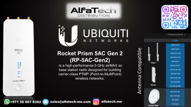 Ubiquiti RP-5AC-Gen2: High-Performance Rocket Prism for Enhanced Wireless Backhaul
