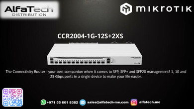 MikroTik CCR2004-1G-12S+2XS: High-Performance Cloud Core Router for Advanced Networking