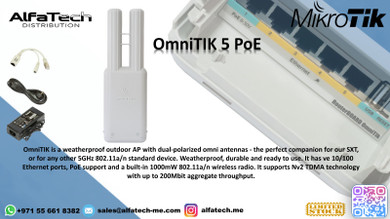 MikroTik RBOMNITIKUPA-5HnD: Rugged Outdoor 5GHz Omni Wireless Access Point