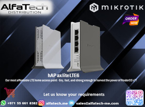 MikroTik L41G-2axD & FG621-EA (hAP ax lite LTE6 Kit): Compact Wi-Fi 6 Router with Integrated LTE Connectivity
