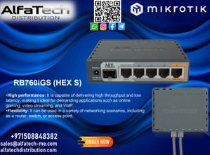 MikroTik hEX S: Compact Gigabit Router with SFP and PoE-Out for Advanced Networking