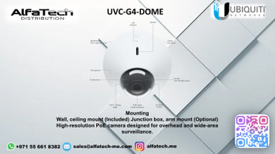 Ubiquiti UVC-G4-Dome: High-Definition Dome Camera for Advanced Indoor Surveillance