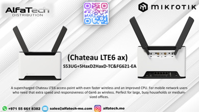 MikroTik Chateau LTE6 ax: High-Performance Wi-Fi 6 Router with LTE Connectivity for Seamless Internet Access