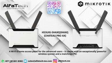 MikroTik Chateau Pro AX: High-Performance Wi-Fi 6 Router with Advanced LTE and 2.5GbE Connectivity