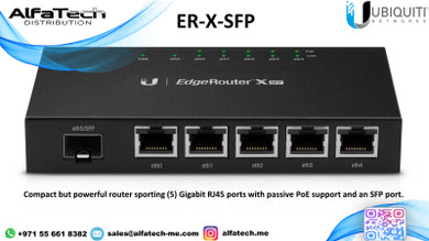 Ubiquiti EdgeRouter ER-X-SFP: Advanced Gigabit Router with SFP for Fiber Connectivity and Smart Routing