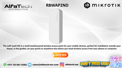 MikroTik RBwAP2nD: Compact and Reliable Wireless Access Point for Indoor and Outdoor Use