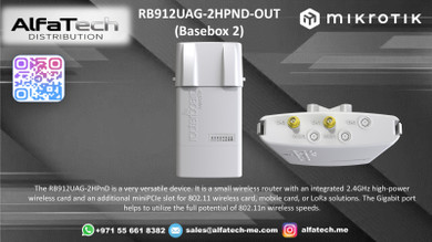 MikroTik RB912UAG-2HPND-OUT: High-Power Dual-Band Outdoor Wireless Router