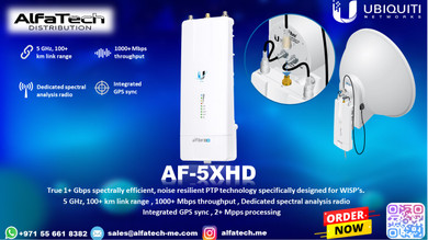 High-Performance Wireless Backhaul with Ubiquiti AF-5XHD