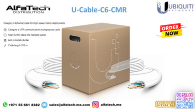 Reliable Structured Cabling with Ubiquiti U-Cable-C6-CMR