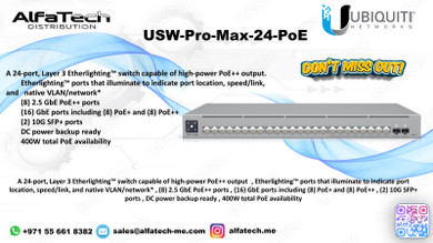 Powering the Future of Networking: Ubiquiti USW-Pro-Max-24-PoE