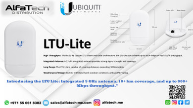 Extended Wireless Reach and High Throughput with Ubiquiti LTU-Lite