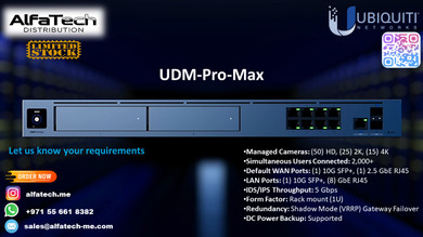 Ultimate Performance with UDM-Pro-Max – Designed for Demanding Networks