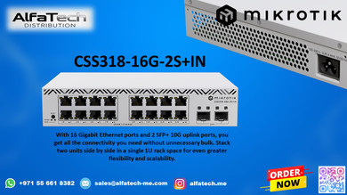 Reliable Layer 2 Switching with MikroTik CSS318-16G-2S+IN – A Smart Network Upgrade