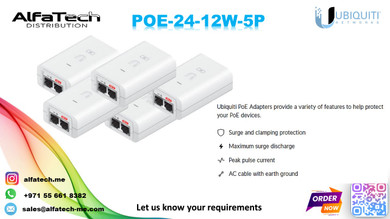 Reliable Power for Network Devices with POE-24-12W-5P