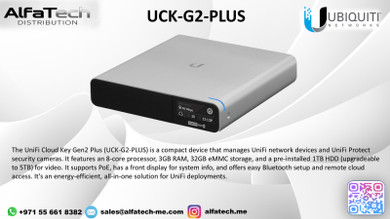 Ubiquiti UCK-G2-PLUS: Streamlined UniFi Management & Protect Recording