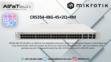 Cost-Effective Network Power with Mikrotik CRS354-48G-4S+2Q+RM