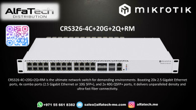 Unleashing High-Speed Connectivity with Mikrotik CRS326-4C+20G+2Q+RM