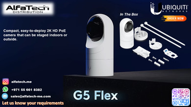 Ubiquiti UVC-G5-Flex – Versatile 5MP Surveillance in a Compact Form