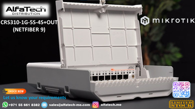 Weatherproof Network Expansion with CRS310-1G-5S-4S+OUT – Delivering Fiber Connectivity in Harsh Outdoor Environments