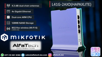 Affordable Wi-Fi 6 Upgrade with MikroTik L41G-2AXD (hAP ax lite)