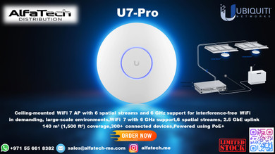 Seamless Wi-Fi 7 Performance with Ubiquiti U7-Pro