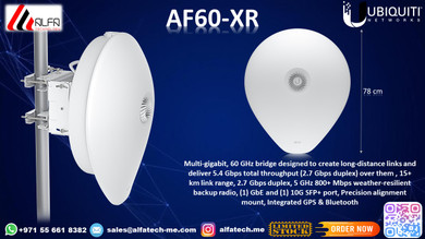 Ultra-Long-Range Wireless Backhaul with Ubiquiti AF60-XR
