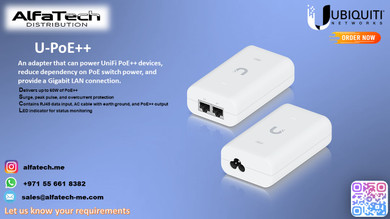 Ubiquiti U-PoE++ – High-Power PoE Injector for Demanding Devices