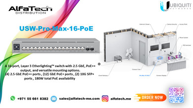 Optimizing Network Performance with Ubiquiti USW-Pro-Max-16-PoE
