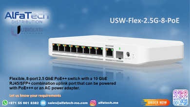 Empowering High-Speed Office Networks with USW-Flex-2.5G-8-PoE