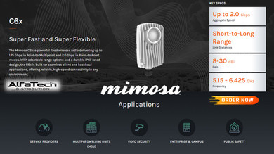 High-Speed Wireless Connectivity with Mimosa C6x