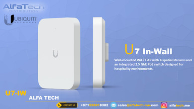 UniFi U7-IW – Next-Generation Indoor Wi-Fi 7 Access Point