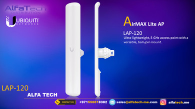 Ubiquiti LiteAP AC LAP-120 – High-Performance 5 GHz Sector Access Point (Ready Stock)