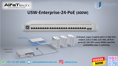 Enhancing Enterprise Networking with Ubiquiti USW-Enterprise-24-PoE (400W)