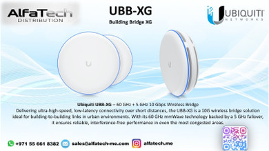 10G Wireless Bridging for High-Density Urban Networks with UBB-XG
