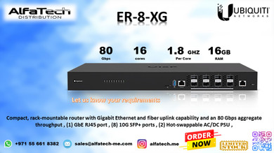 Ubiquiti ER-8-XG: High-Performance 10G EdgeRouter for Advanced Networking