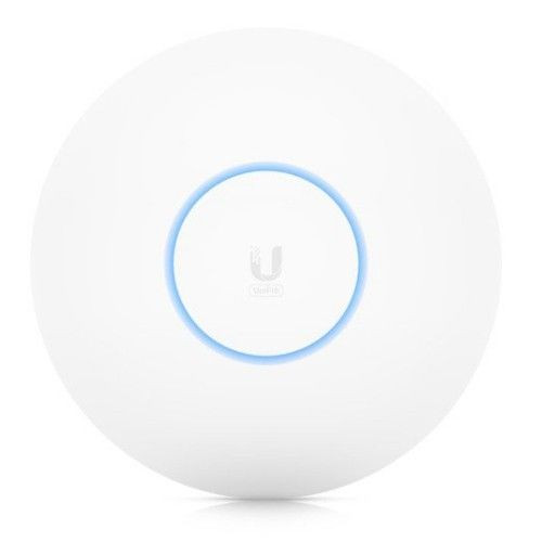 U6-LR is a high-performance Access Point leveraging advanced WiFi 6 technology to provide powerful wireless coverage to enterprise environments.
It delivers an aggregate radio rate of up to 3.0 Gbps with 5 GHz (4x4 MU-MIMO and OFDMA) and 2.4 GHz 4x4 MIMO radios. The U6-LR seamlessly blends into any environment, and is capable of being mounted in indoor and semi-outdoor environments (IP54 rated).

