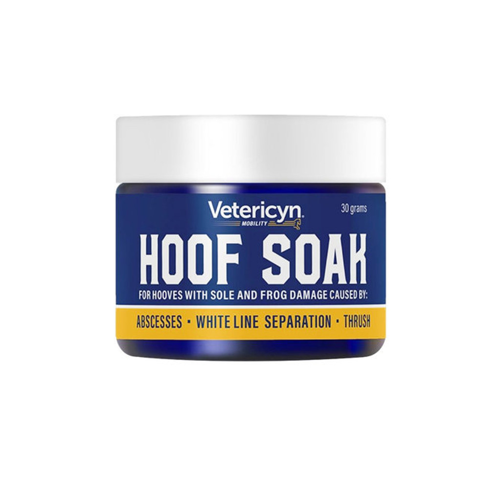 Vetericyn Hoof Soak helps purge and remove the buildup of harmful microorganisms inside the hoof cavity that cause lameness and abscesses.