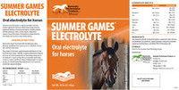 Summer Games® Electrolyte label